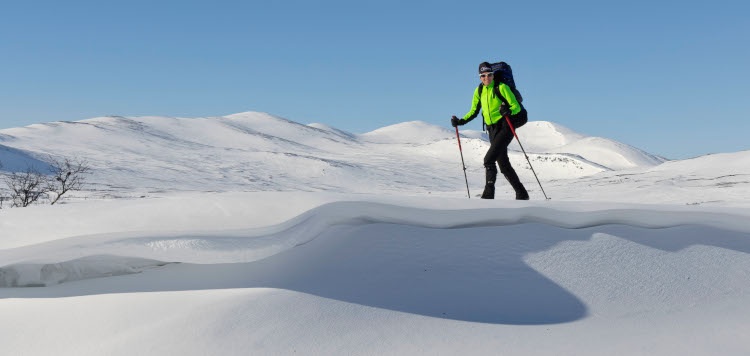 Toerlanglaufen in Zweeds Lapland Sapmi