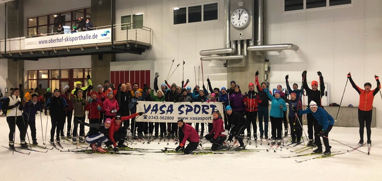 Langlauf cursus les sneeuwhal oberhof duitsland