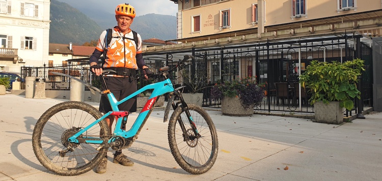 Met de Cube eMTB in de bergen